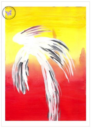 Art Greeting Card (Phoenix Rising)